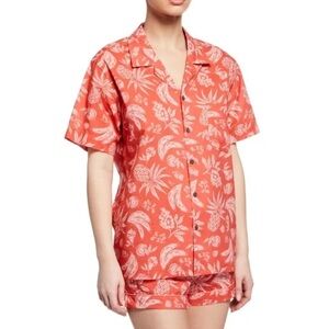 DESMOND & DEMPSEY FRUITY PAJAMA SET SIZE X-SMALL